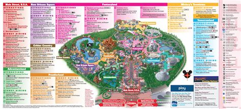 Disneyland Printable Map